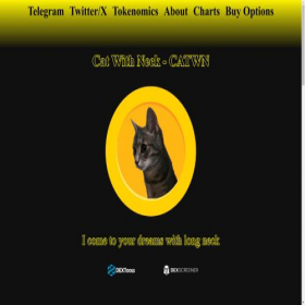 Скриншот главной страницы сайта catwithneck.com