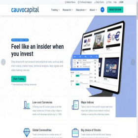 Скриншот главной страницы сайта cauvocapital.com