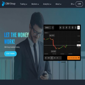 Скриншот главной страницы сайта cbm-group.com