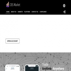 Скриншот главной страницы сайта cbsmarket.co