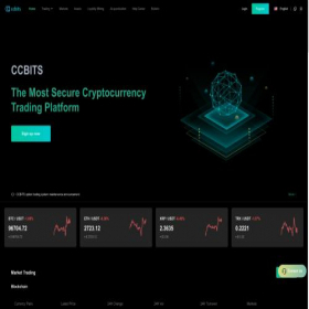 Скриншот главной страницы сайта ccbits.com