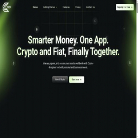 Скриншот главной страницы сайта ccoin.finance