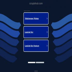 Скриншот главной страницы сайта ccryptohub.com