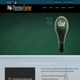 Скриншот главной страницы сайта cdn.passive-earner.com