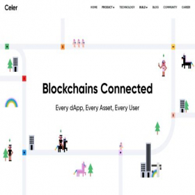 Скриншот главной страницы сайта celer.network