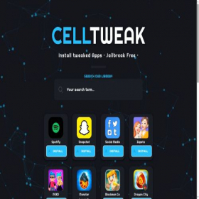 Скриншот главной страницы сайта celltweak.com