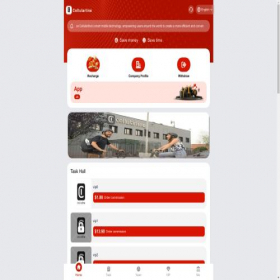 Скриншот главной страницы сайта cellularlineusdt.com