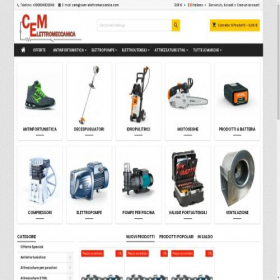 Скриншот главной страницы сайта cem-elettromeccanica.com