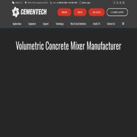 Скриншот главной страницы сайта cementech.com