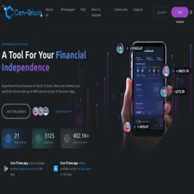 Скриншот главной страницы сайта cen-trium.com