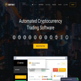 Скриншот главной страницы сайта centobot.com