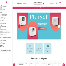Скриншот главной страницы сайта centralefillers.com