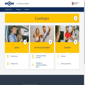 Скриншот главной страницы сайта centrasregistru.com