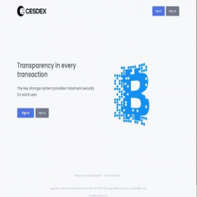 Скриншот главной страницы сайта cesdex.com