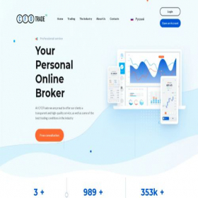 Скриншот главной страницы сайта cfd-trade.pro