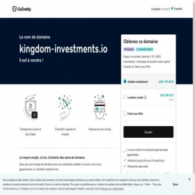 Скриншот главной страницы сайта cfd.kingdom-investments.io
