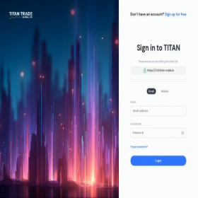 Скриншот главной страницы сайта cfd.titan-trade.io
