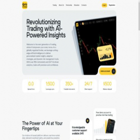 Скриншот главной страницы сайта cfdxchange.online