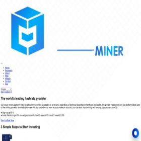 Скриншот главной страницы сайта cgmdminer.com