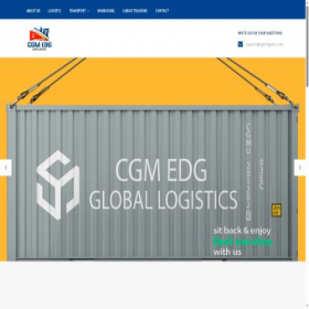 Скриншот главной страницы сайта cgmlogistic.com