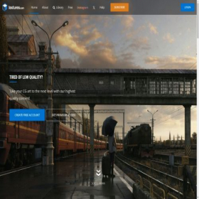 Скриншот главной страницы сайта cgtextures.com