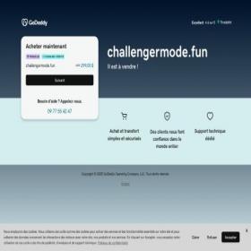 Скриншот главной страницы сайта challengermode.fun