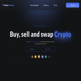 Скриншот главной страницы сайта champexchange.net