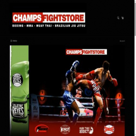 Скриншот главной страницы сайта champsbxing.com