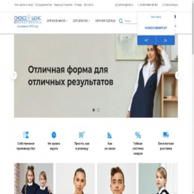 Скриншот главной страницы сайта chance-nsk.ru