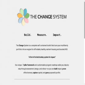 Скриншот главной страницы сайта change-system.com
