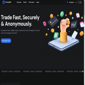 Скриншот главной страницы сайта changebit.net