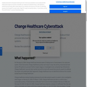 Скриншот главной страницы сайта changecybersupport.com