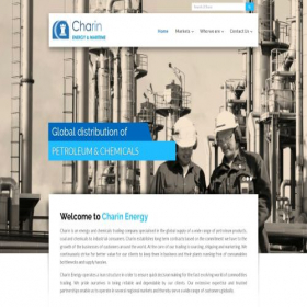 Скриншот главной страницы сайта charinenergy.com