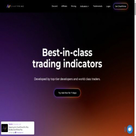 Скриншот главной страницы сайта chartprime.com
