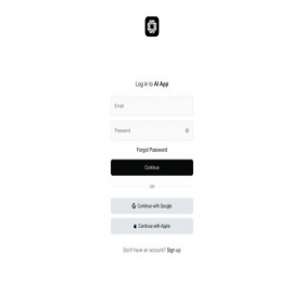 Скриншот главной страницы сайта chat.aiapp.org