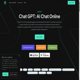 Скриншот главной страницы сайта chatgpt.org