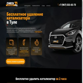 Скриншот главной страницы сайта check-71.ru