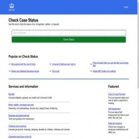 Скриншот главной страницы сайта checkcasestatus.uk