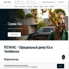 Скриншот главной страницы сайта chelkia.ru