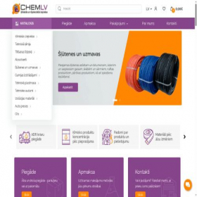 Скриншот главной страницы сайта chem.lv