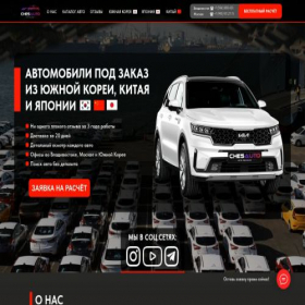 Скриншот главной страницы сайта chesauto.ru