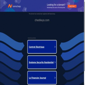 Скриншот главной страницы сайта chestkeys.com