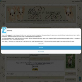 Скриншот главной страницы сайта chihua-hua.forum2x2.ru