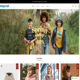 Скриншот главной страницы сайта childrenwear-eu.shop
