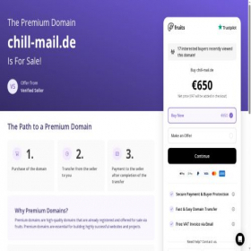 Скриншот главной страницы сайта chill-mail.de
