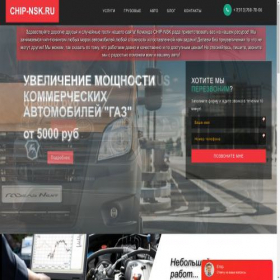 Скриншот главной страницы сайта chip-nsk.ru
