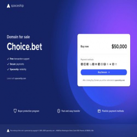 Скриншот главной страницы сайта choice.bet