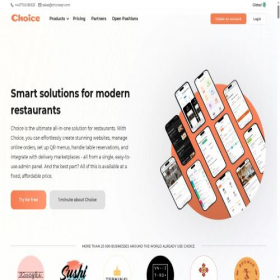Скриншот главной страницы сайта choiceqr.com