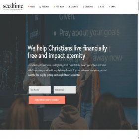 Скриншот главной страницы сайта christianpf.com