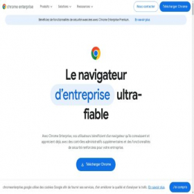 Скриншот главной страницы сайта chromeenterprise.google